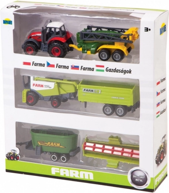 Set de máquinas agrícolas en caja