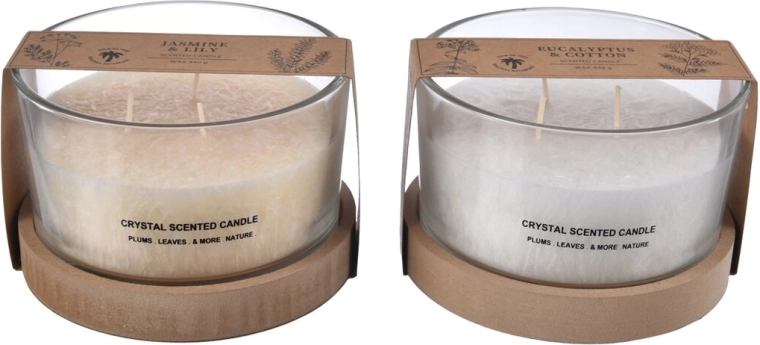 Vela aromática ECO en tarro de vidrio 440 g (2 variantes)