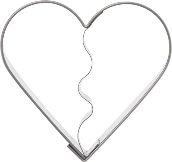 Cortador de acero inoxidable Orion corazón 5,5 cm