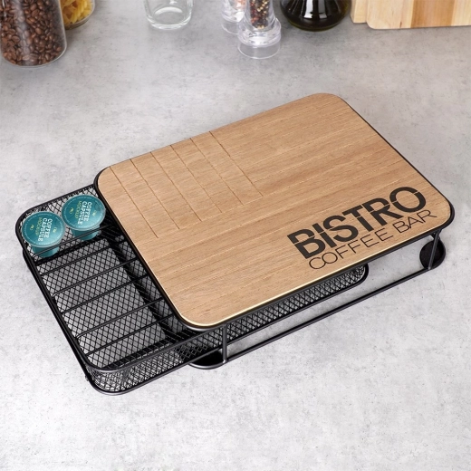 Superficie superior estable para la cafetera