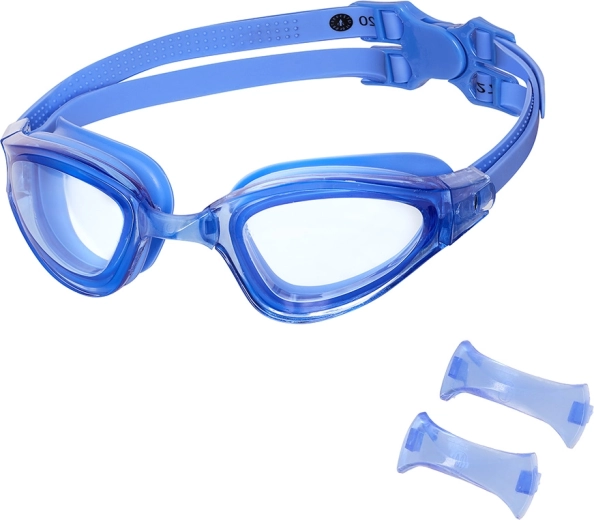 Gafas de natación NILS Aqua azules con anti‑fog y protección UV