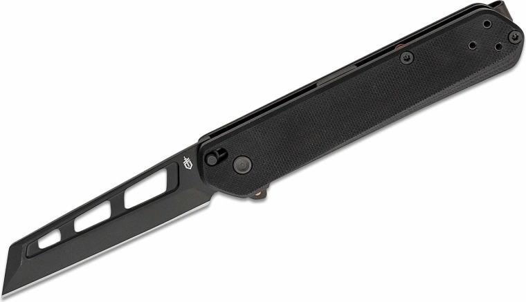 Gerber Spire AO – navaja de bolsillo minimalista G10, 7,4 cm, totalmente negra