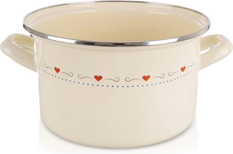 Olla esmaltada color crema TONCA 22 cm, 4 l