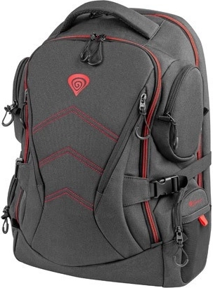 Mochila gaming Genesis Pallad 550 para portátiles 15,6–17,3, negra