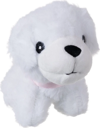 Perrito de peluche suave para cuidar y abrazar