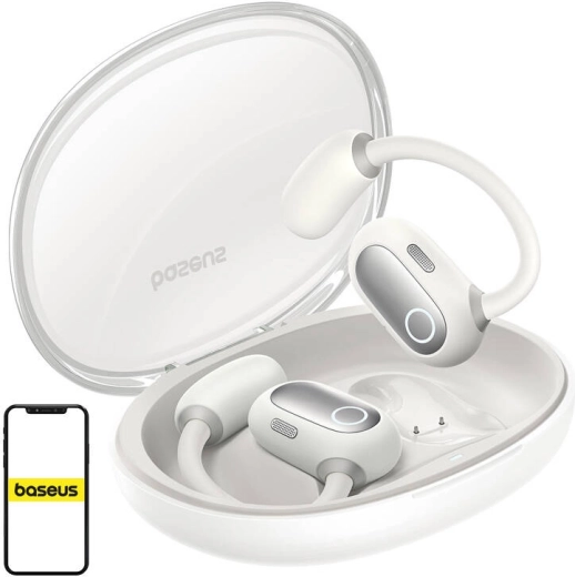 Baseus Eli Sport 1 auriculares deportivos inalámbricos TWS (blancos)