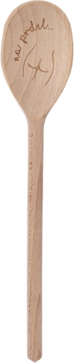 Cuchara de madera con inscripción «Na prdel» 30 cm