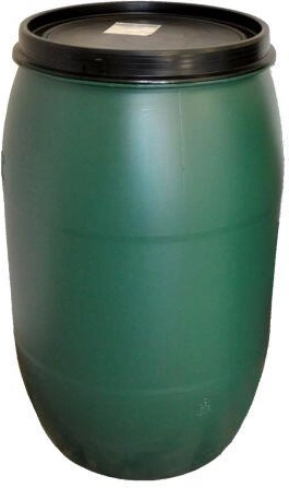 Bidón de plástico para agua de lluvia 220 l con tapa