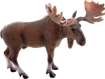 Figura de plástico de alce 13 cm