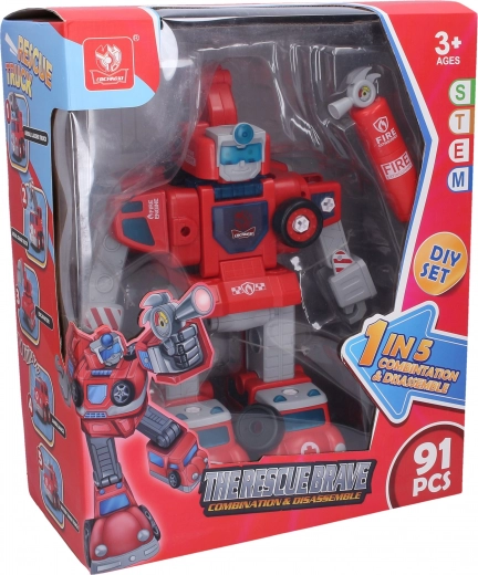 Autorrobot de montaje con tornillos con efectos The Rescue Brave 32 cm