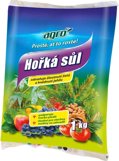Sal amarga – fertilizante de magnesio 1 kg AGRO