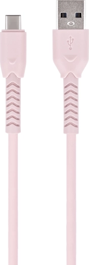 Maxlife MXUC-04 cable USB-A a USB-C 1 m rosa