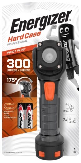 Linterna LED de trabajo Energizer HardCase Pivot 2× AA - 1 pieza