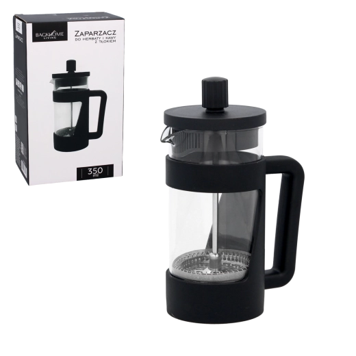 French press de palanca de vidrio borosilicato 350 ml