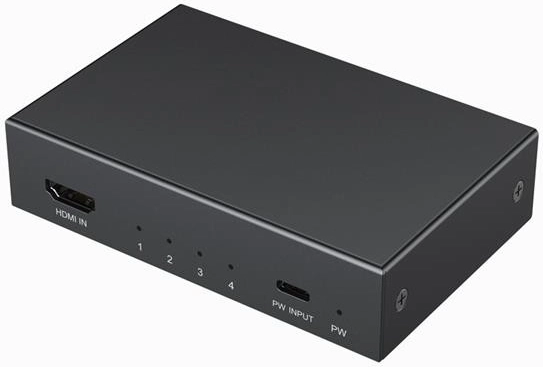 Splitter HDMI 4K, 4 puertos