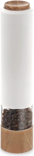 Molino eléctrico para sal y pimienta 23 cm blanco ORION