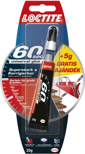 Loctite 60 segundos pegamento universal 15 + 5 g