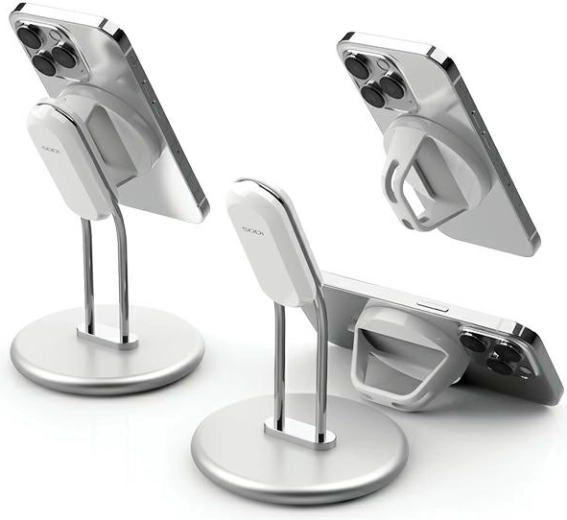 Soporte desmontable y posibilidad de insertar el cargador MagSafe original