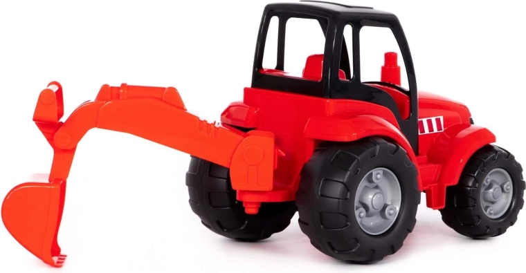Cucharón excavador móvil para un juego realista