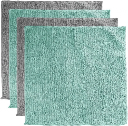 Paños de cocina de microfibra, set de 4 uds
