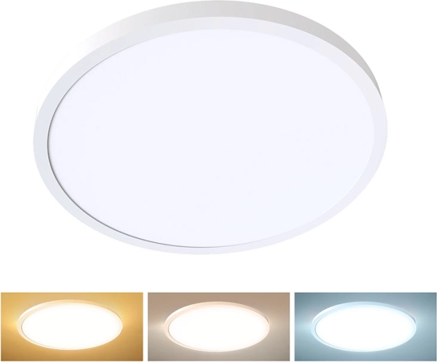 Luminaria LED de techo redonda Solight 48 W 4800 lm 3CCT UGR<19