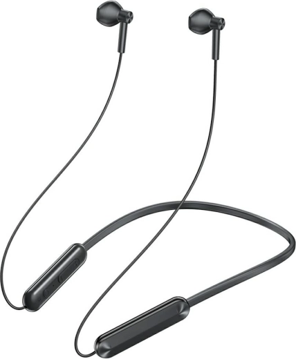 Auriculares deportivos inalámbricos intrauditivos Awei con banda para el cuello Bluetooth 5.4, negro