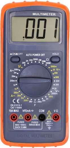 Multímetro digital Solight 600 V/10 A - 1 unidad