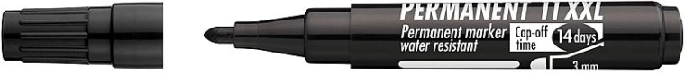 Rotulador permanente CONCORDE negro 3 mm