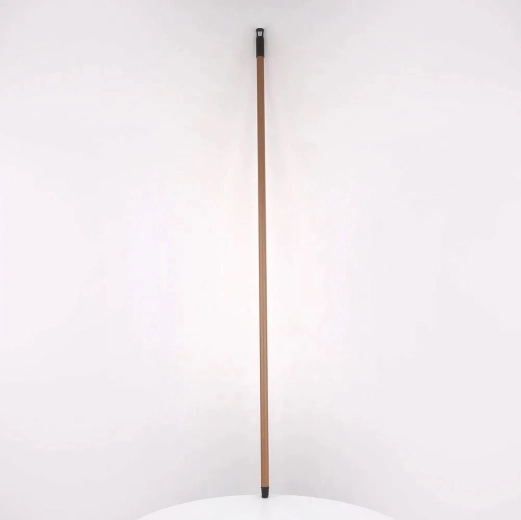 Mango metálico con decoración de madera 130 cm