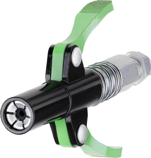 Terminal autobloqueante para pistola de engrase de 10000 PSI con manguera de 30 cm