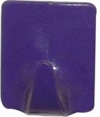 Ganchos autoadhesivos rectangulares, mix de colores – 80 uds