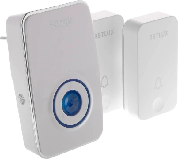Timbre inalámbrico RETLUX sin baterías para enchufe con 2 botones