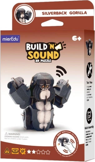 Puzzle 3D MierEdu Construye y escucha – gorila