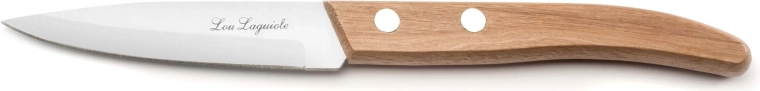 Cuchillo para verduras de acero inoxidable y madera 19,4 cm