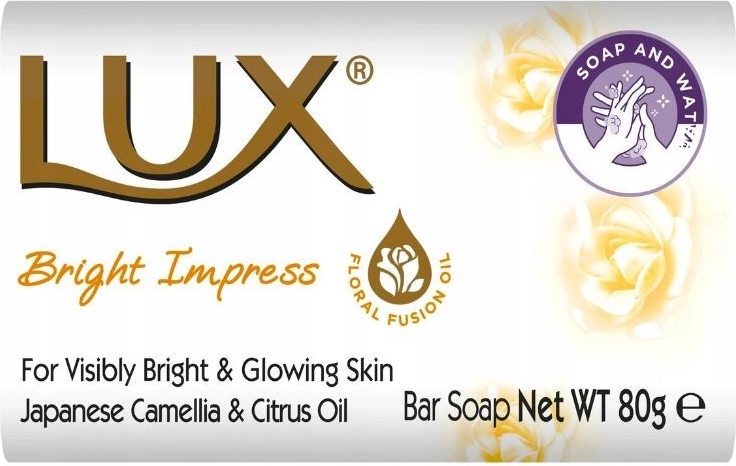 Jabón Lux Bright Impress 80 g