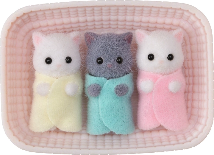 Sylvanian Families trillizos de gato persa