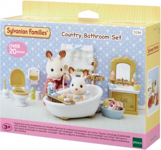 Baño rústico SYLVANIAN FAMILIES – set de accesorios
