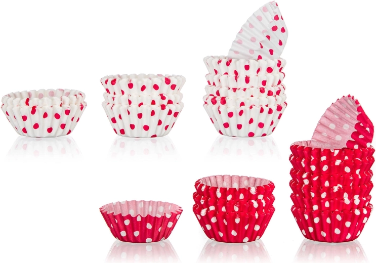 Cápsulas de papel para repostería DOTS mix 3 × 2,1 cm (200 uds)