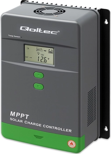 Regulador de carga solar MPPT 60A con sensor de temperatura, 12V/24V, LCD, Bluetooth, app, para GEL y LiFePO4