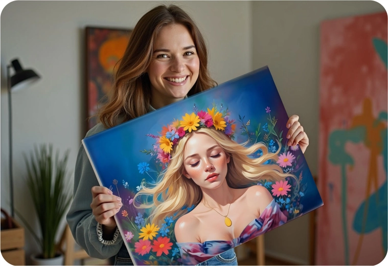Una decoración luminosa para la pared