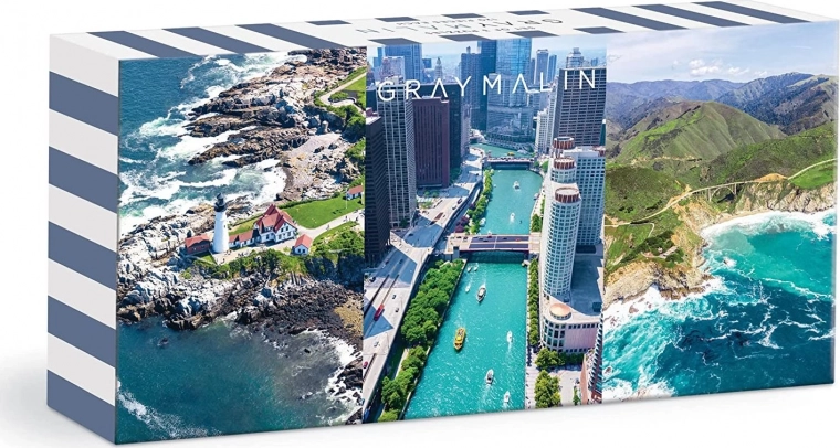 Puzzle Galison tomas aéreas de EE. UU. de Gray Malin 3×120 piezas