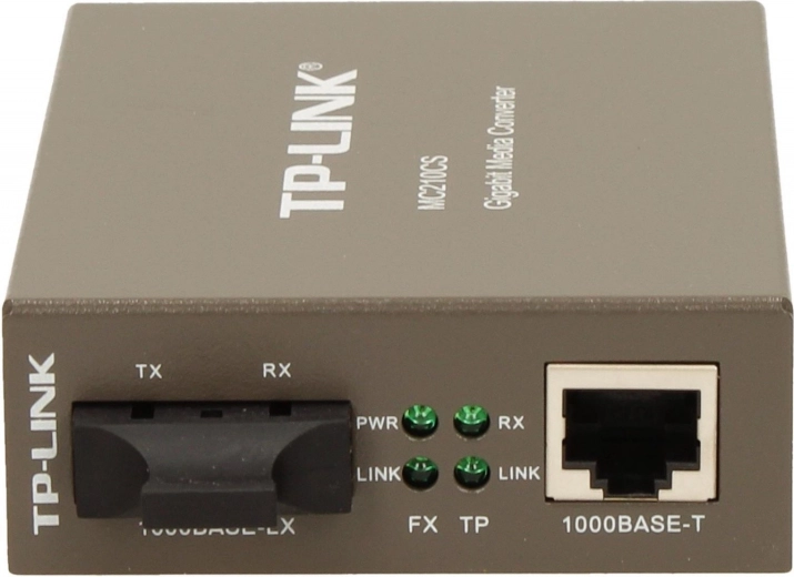 Convertidor de medios Gigabit TP-Link MC210CS
