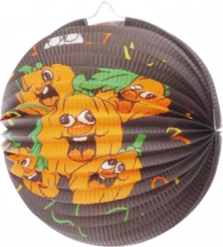 Farolillo redondo 25 cm – calabaza