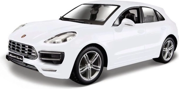 Modelo de coche Porsche Macan Bburago 1:24 en color blanco