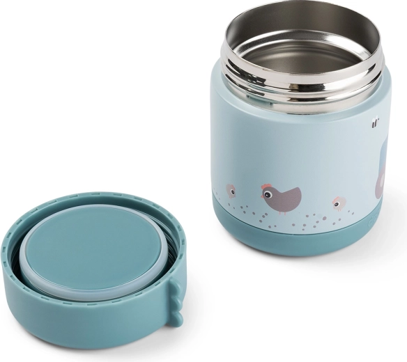 Done by Deer tarro térmico para comida Tiny farm azul 300 ml