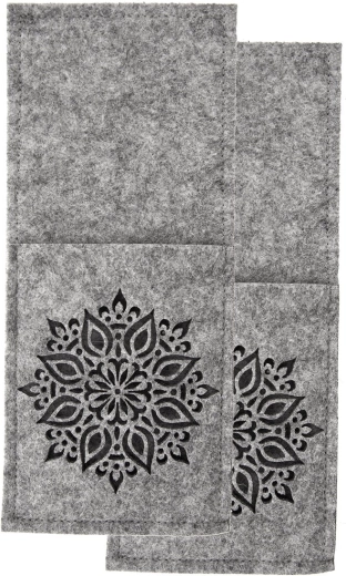 Fieltro suave en elegante gris