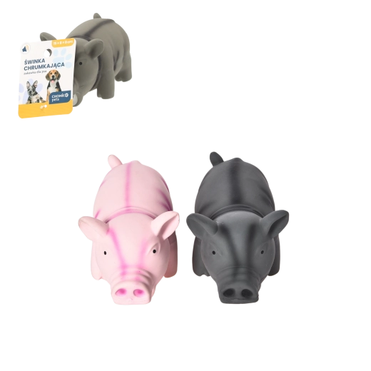 Juguete sonoro crujiente para perro cerdito - 1 pieza