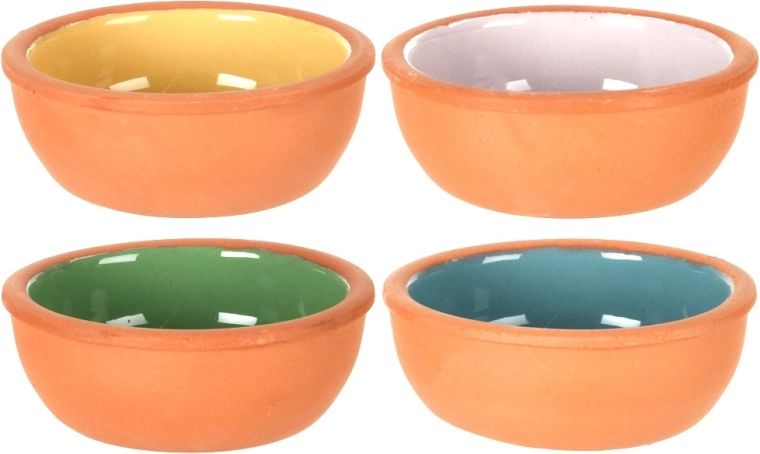 Esmalte de colores en el interior