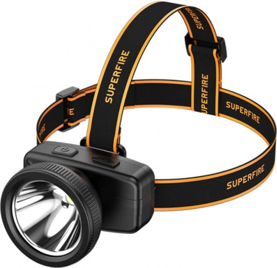 Linterna frontal Superfire HL55, 150 lm, USB-C