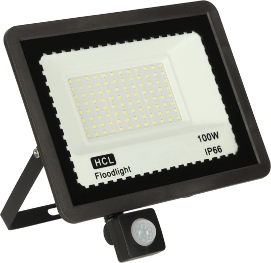Lámpara con sensor de movimiento 100W